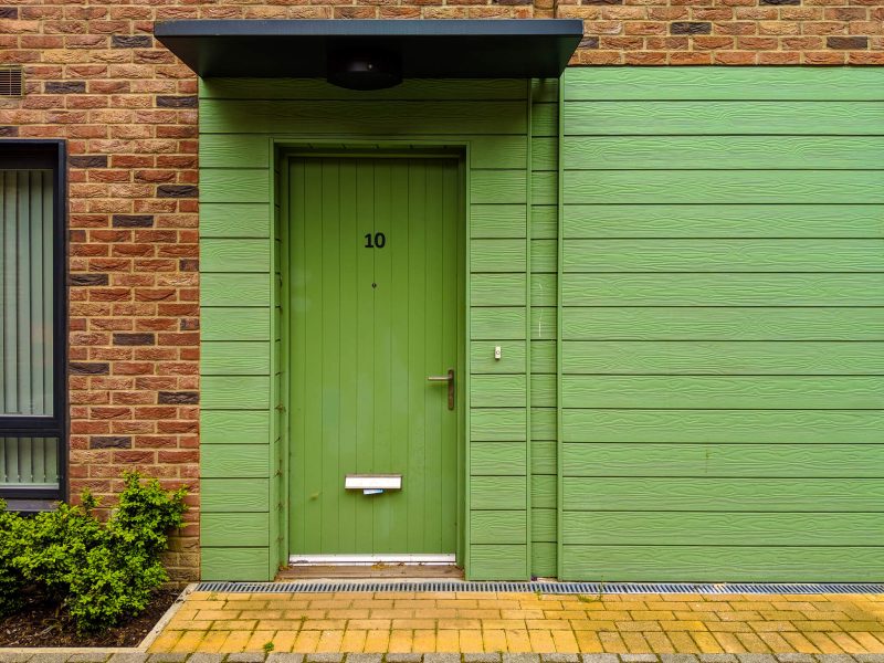 bespoke green composite door