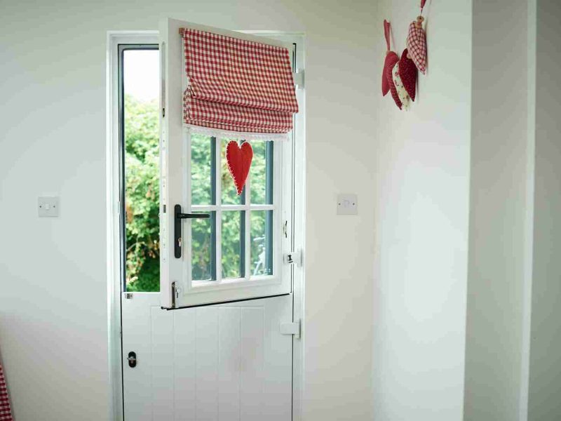 White stable doors in Poole.