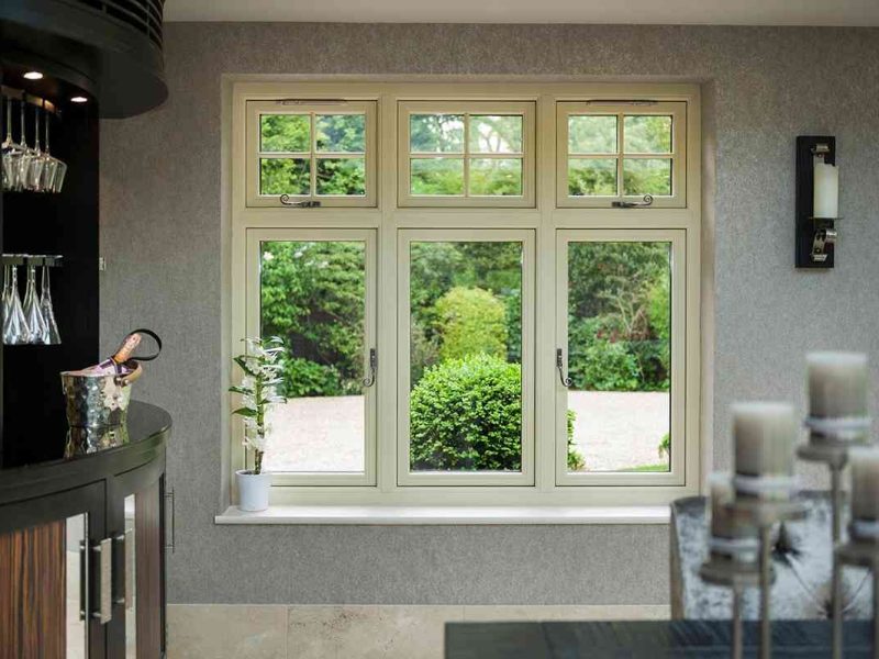 white flush casement windows dorset