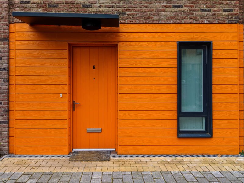 orange composite door dorset