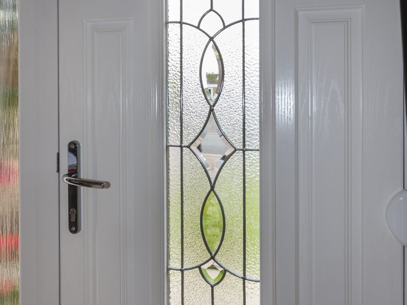 customised glass for front door