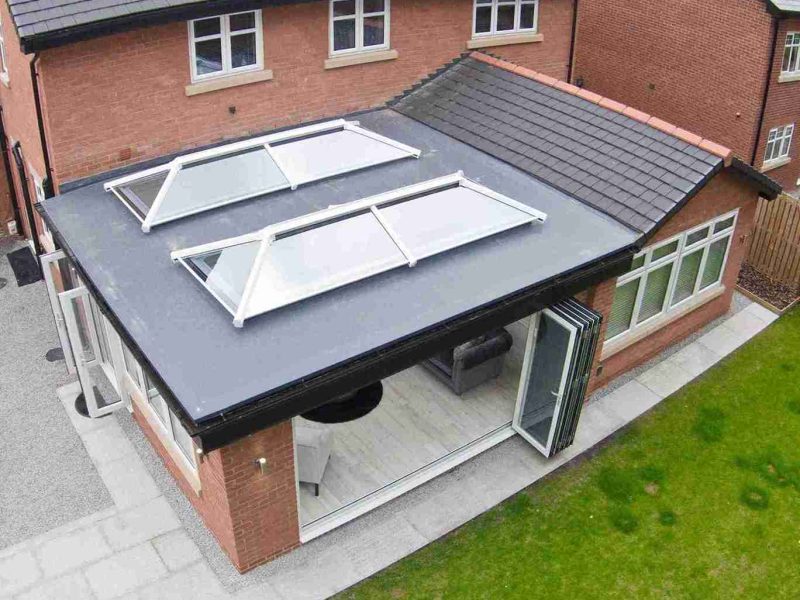 orangery with roof lanterns dorset