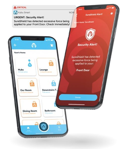 Kubu security alert on smart app