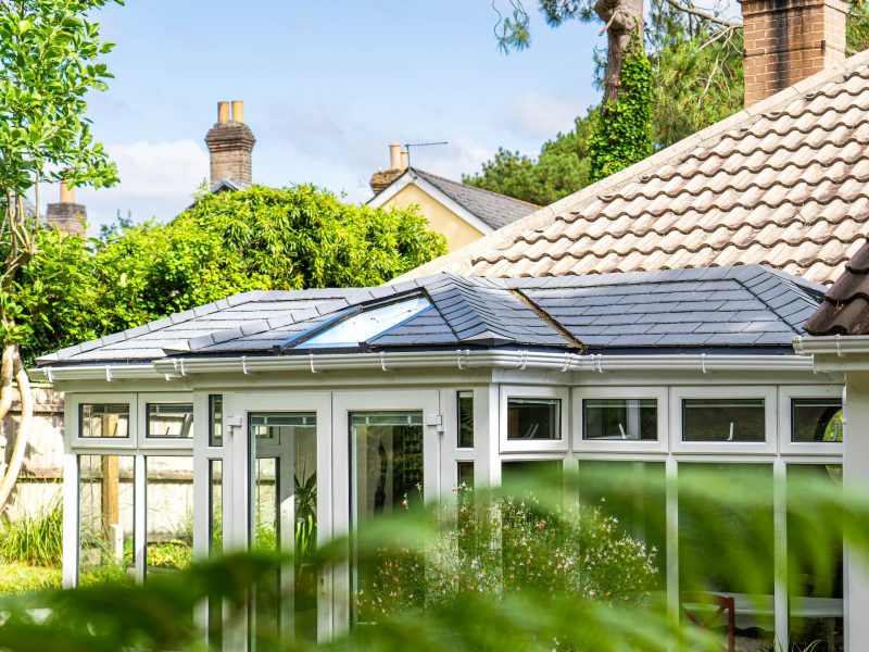 Tiled conservatory roof in Bournemouth.