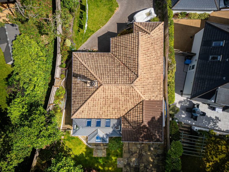 A tiled conservatory roof for a home in Wimborne, Dorset.